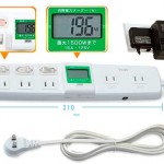 ワットメーター付き電源タップ