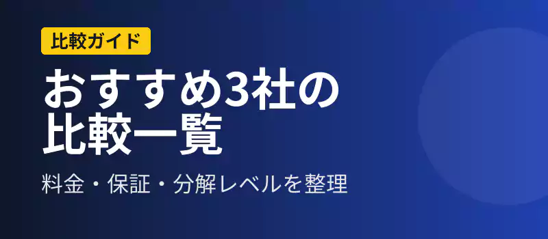 エアコンクリーニングおすすめ3社を比較するガイドバナー