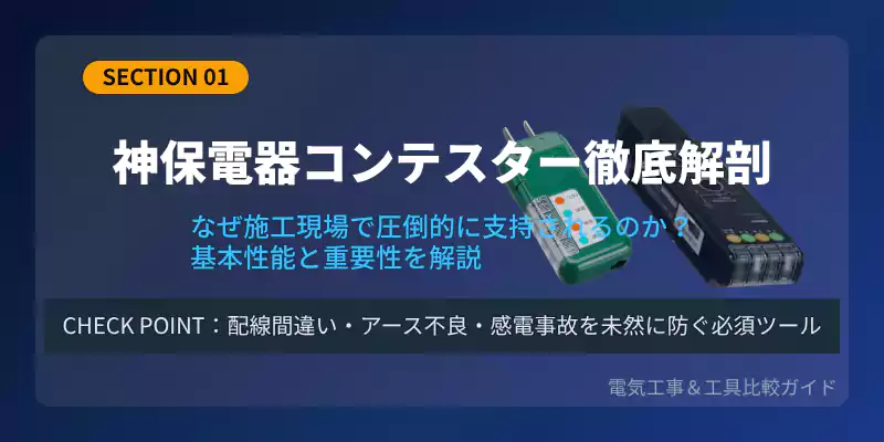 神保電器コンテスターの概要と現場で選ばれる理由を解説するバナー